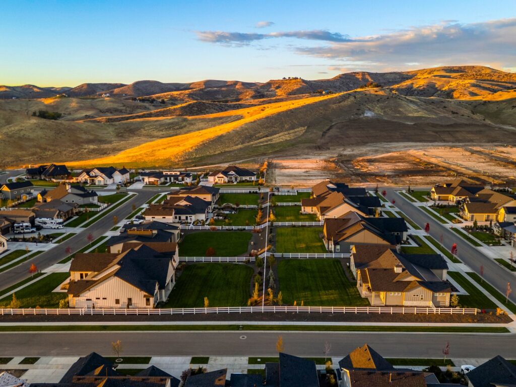 Photo of big homes and big homesites in boise, idaho